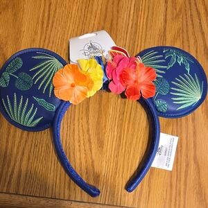 Disney Vibrant Floral Mickey Ears Headband